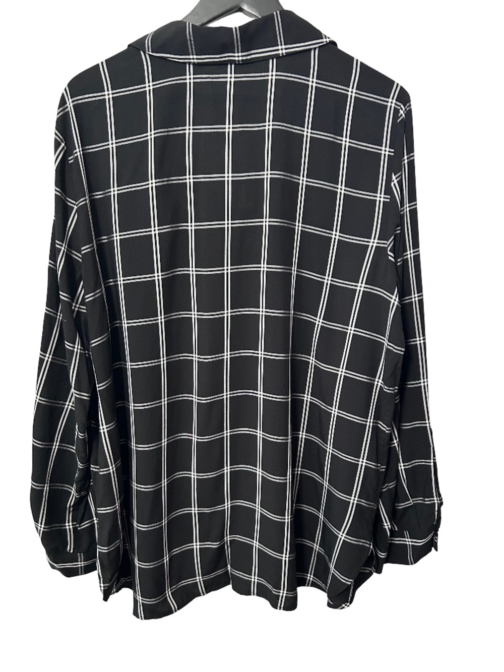 Calvin Klein Plaid Blouse Size XL NWT - Picture 4 of 12